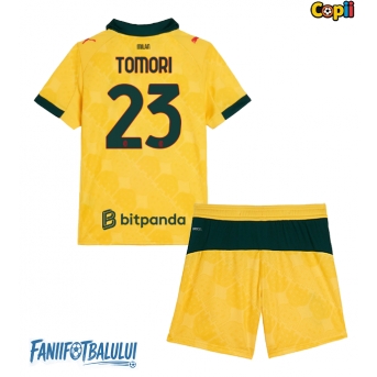 AC Milan Fikayo Tomori #23 Echipament de Fotbal Replică 2025-26 Copii Treilea (+ Șorturi)